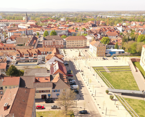 Weißenburger Tor in Germersheim - Drohnenvideo von Maiermedien