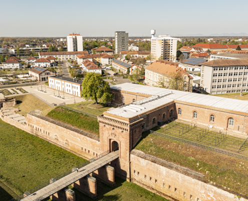 Drohnenfoto des Weißenburger Tor