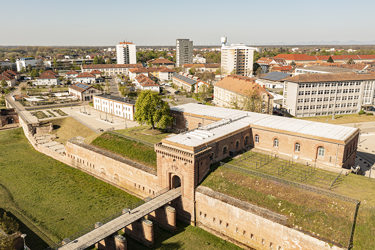 Drohnenfoto des Weißenburger Tor