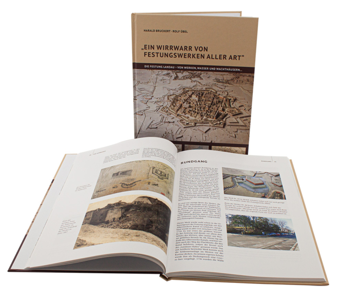 Harald Bruckert und Rolf Übel - Das Buch über die Festung Landau in der Pfalz - Layouter und gedruckt von Maiermedien aus Lingenfeld